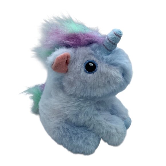 Unicorn Multicolor Plush Stuffed Animal Toy Ideal Toys Direct 6.5” NEW - Picture 5 of 7
